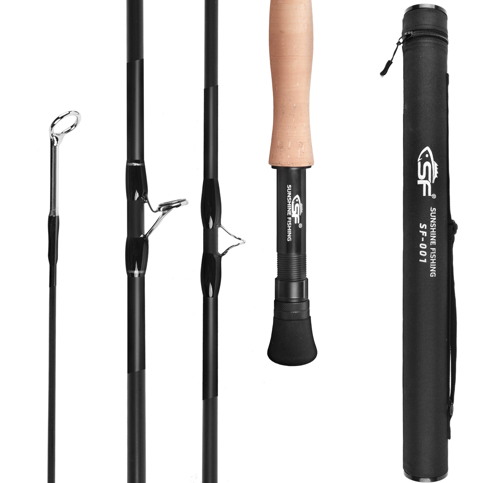 Cheap Fly Fishing Rod and Reel Combo 4-Piece Fly Fishing Rod 5/6wt