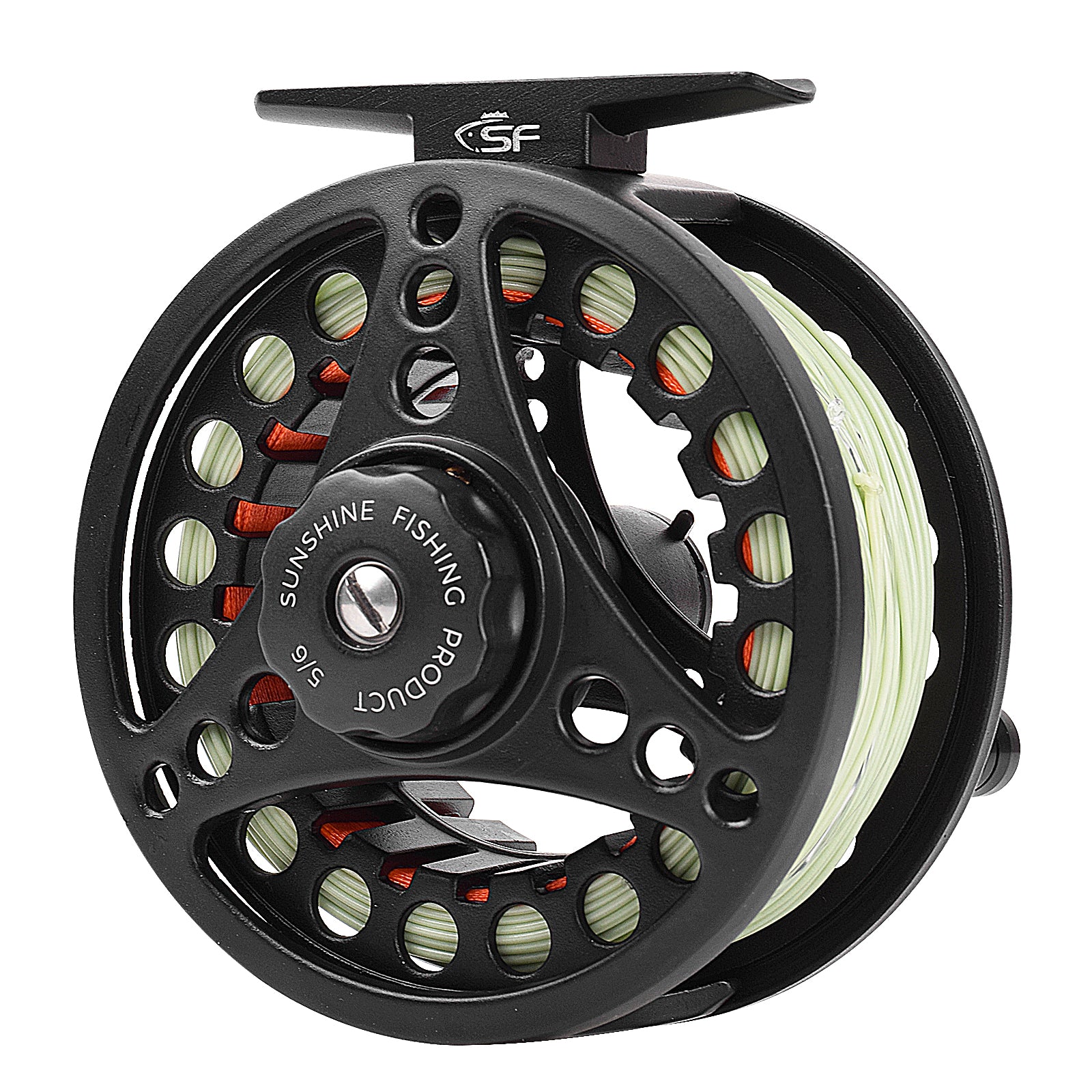 3/4 5/6 7/8 9/10WT Fly Fishing Reel With Orange WF 3F5F8F Fly Fishing Line  Combo