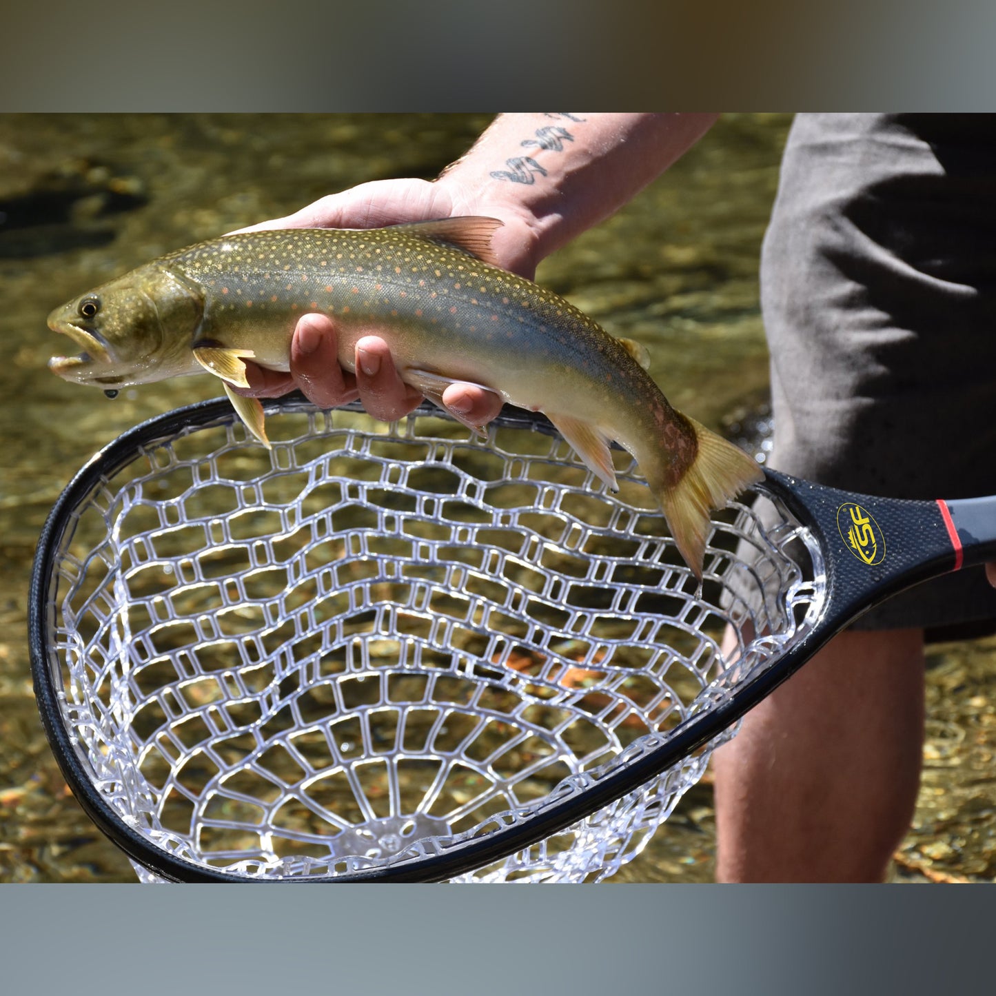 SF Fly Fishing Landing Silicone Rubber Mesh Small Hole – Sunshine