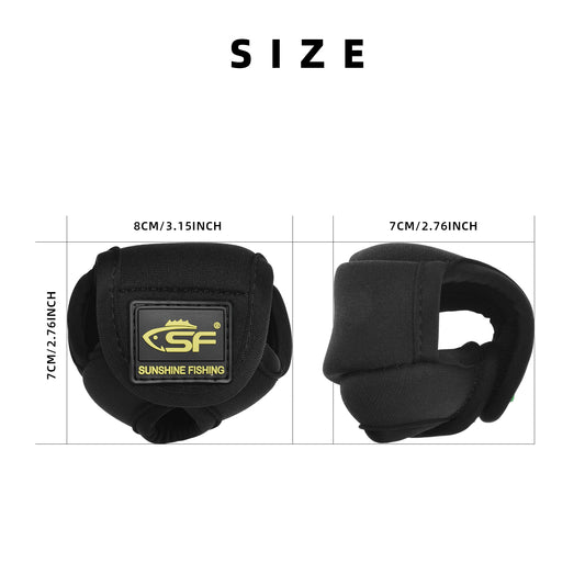  SF Spinning Reel Cover Case Bag Pouch Glove Fit up to 4000 to  6000 Series Spinning Reels M 3Pcs : Sports & Outdoors