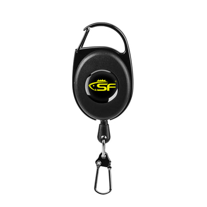 Retractable Key Chain Reel Badge Holder Fly Fishing Zinger Retractor with  Quick Release Spring Clip Fishing Accessories